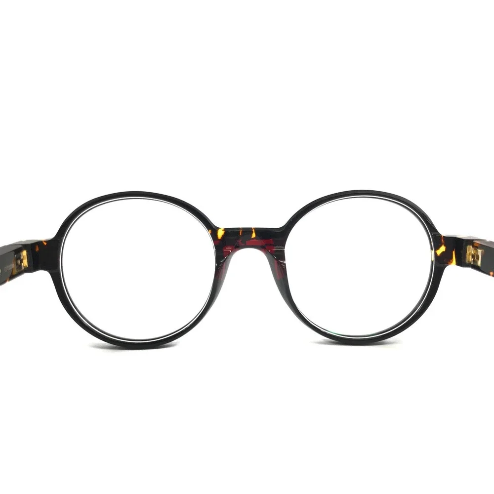 Etnia Barcelona Eyeglasses Frames CHROMA N40 BKRD Black Red Tortoise 48-20-140